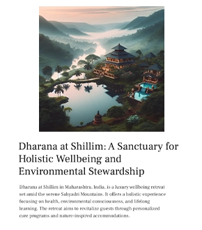 holistic wellbeing - dharana at shillim in Maharashtra