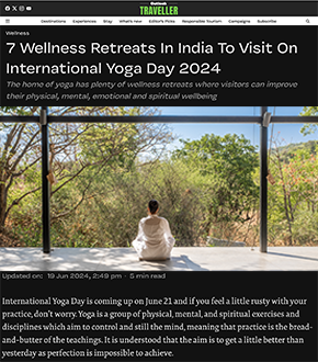 wellness retreat in india