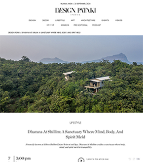 pataki design- dharana at shillim retreat