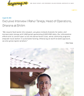 rahul taneja, head operations dharana
